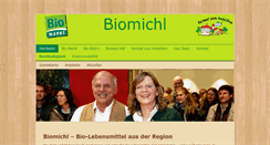 Desktop Screenshot of biomichl.de